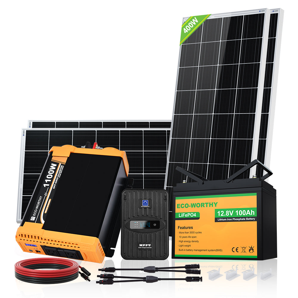 780W 24V 4-Panel Off Grid Solar Kits with 195W Mono Solar Panel